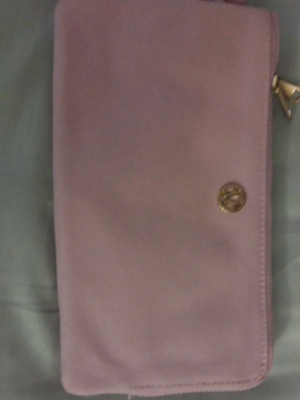 Women’s LULU Lemon Lavender Zip Wallet Clutch